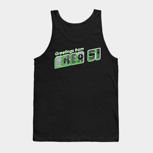 Visit Area 51 Tank Top by nickbeta